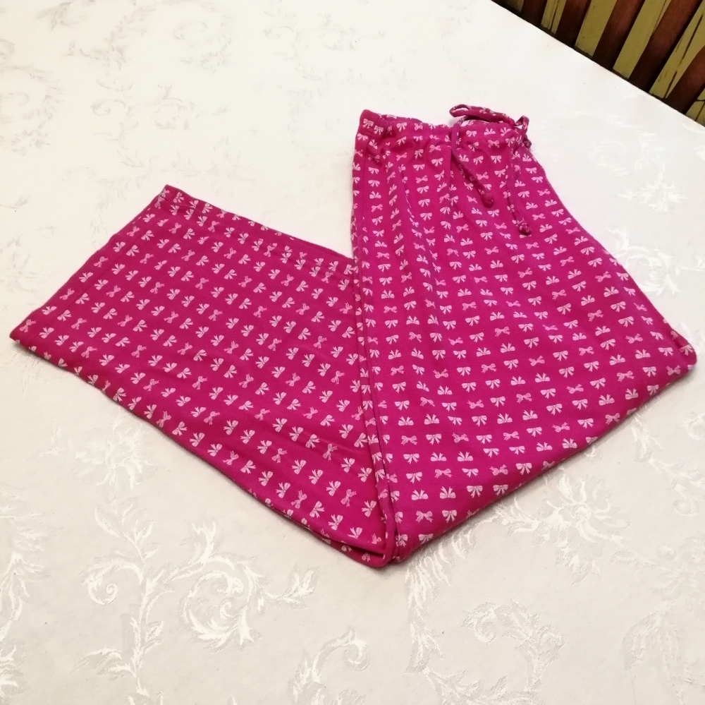 Street Style Pink Pajama Bottoms, Size Large
